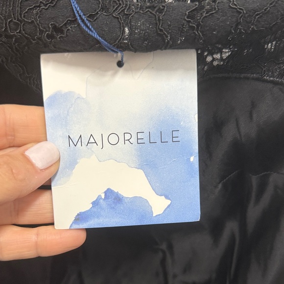 MAJORELLE Sasha Gown Black Sz M - Picture 5 of 6